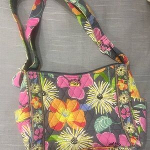 Colorful Floral Shoulder Bag